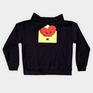 letter in love to you Kids Hoodie